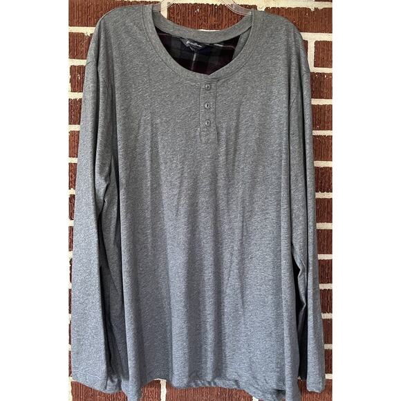 Eddie Bauer Men’s Henley Long Sleeve Knit Shirt Size XXL - Picture 1 of 3